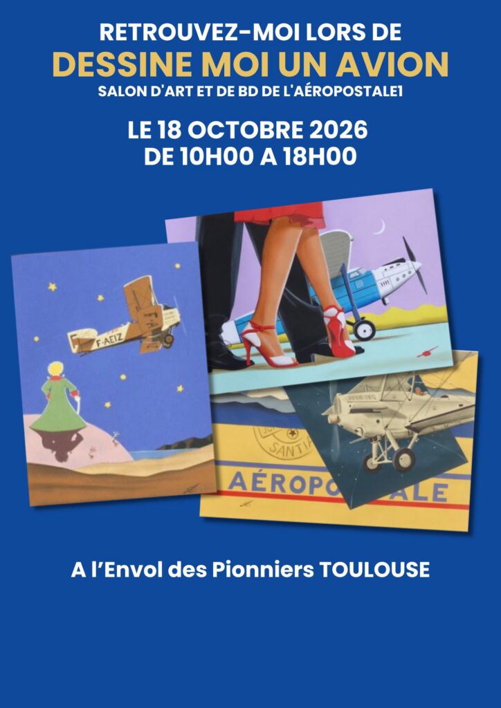 DESSINE-MOI UN AVION, salon d&rsquo;art et de la BD