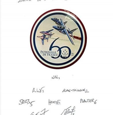 S 60 anniversaire patrrouille de france dedicace